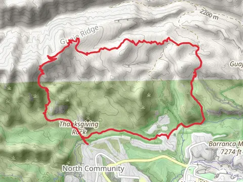 Mitchell Trail, Cabra Loop Trail and Guaje Ridge Trail