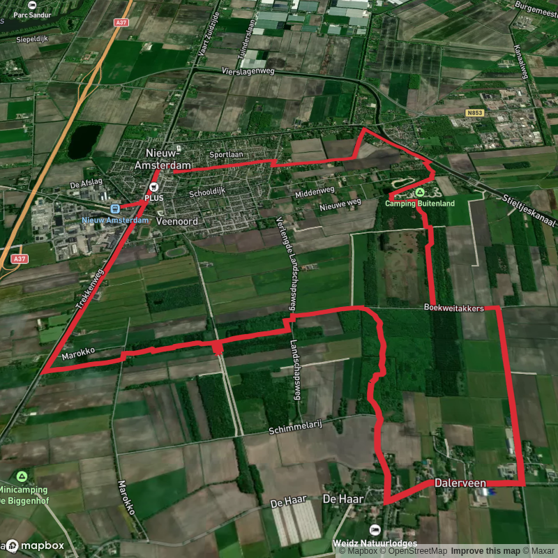 Boekweitakkers, Vakantiepark Buitenland and Vaart Weg