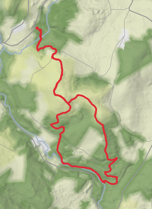 Hike from Annacarney mobile static map