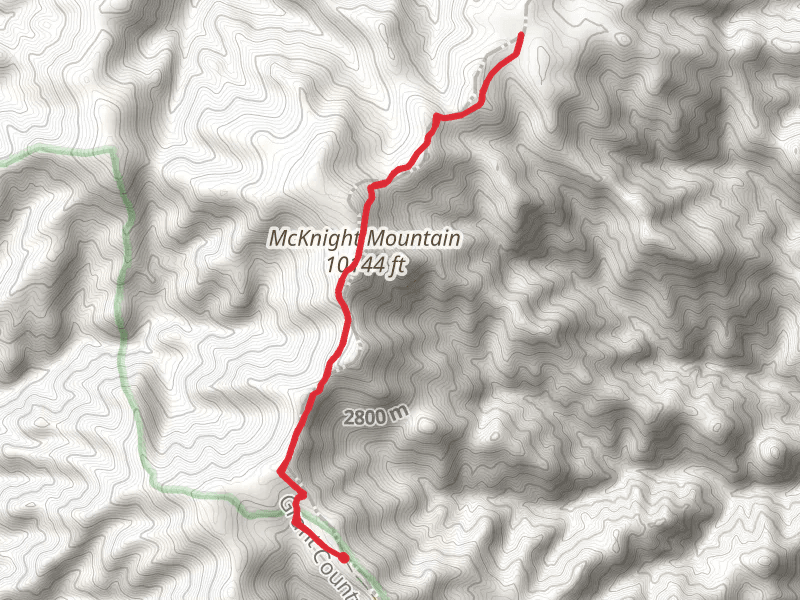 McKnight Mountain - Black Range Crest Trail