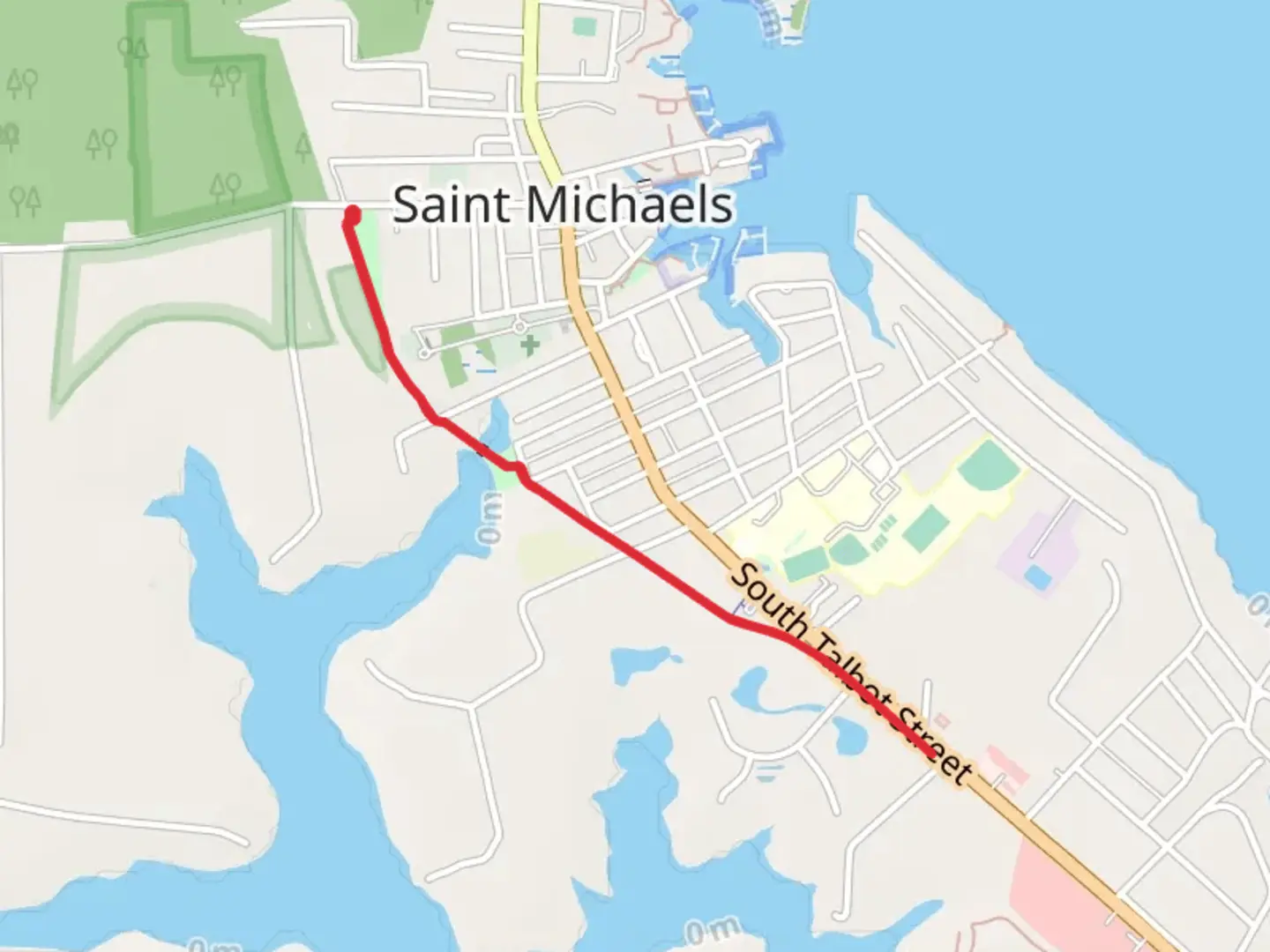 An image depicting the trail St Michaels Nature Trail and its surrounding area.
