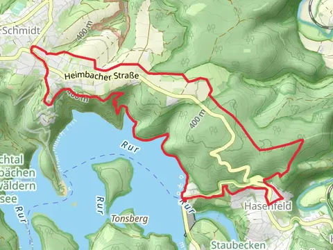 Hubertushöhe, Kroenungsweg and Eifeler Steilkueste Loop