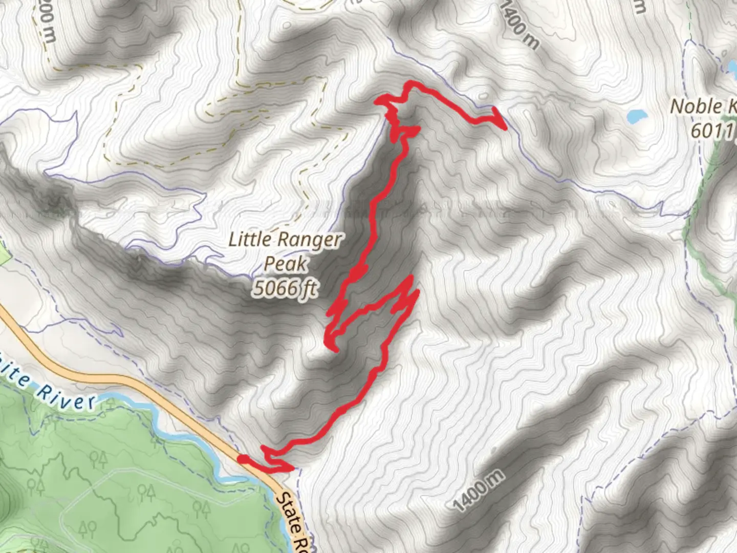 An image depicting the trail Ranger Creek Trail and its surrounding area.