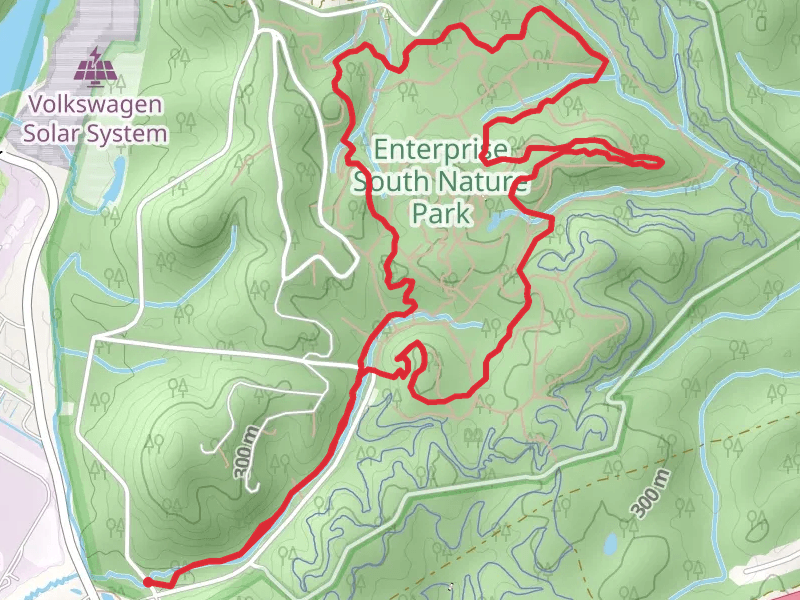 Poe Run Path, Deer Hollow and Hawks' Ridge Loop Trail