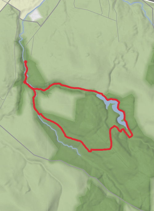 Hike from Dungiven mobile static map