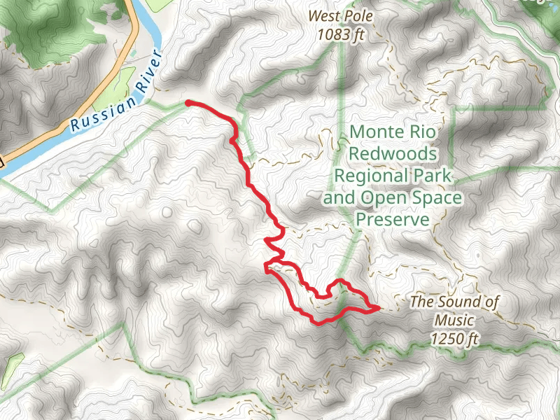 Upper Freezeout Road, Seven Springs and Blair Witch Loop Trail