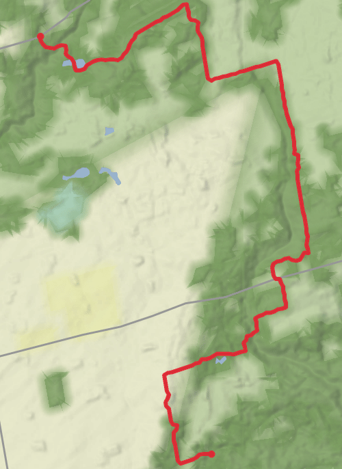 Hike from Mulmur mobile static map