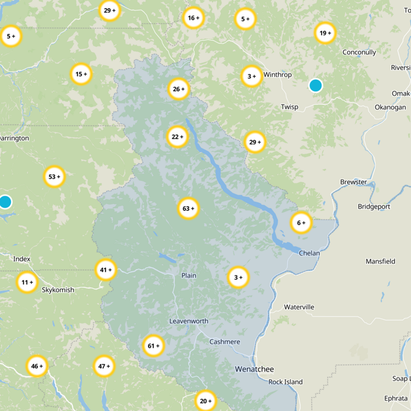 Chelan County Static Map