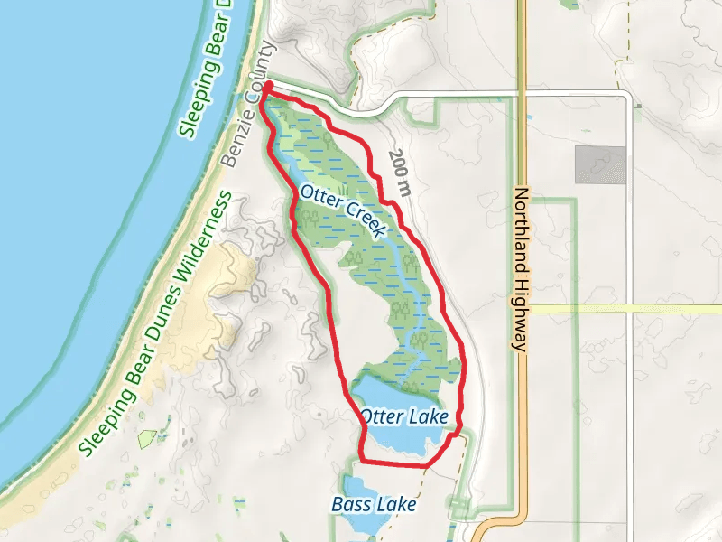 Otter Lake and Otter Creek Loop Trail