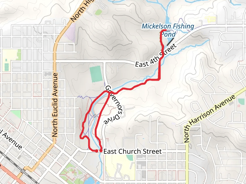 Mickelson Fishing Pond, Capitol Creek and Sewage Ponds Loop