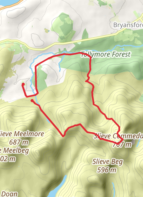 Hike on 09-06-2025 10:30 PM mobile static map