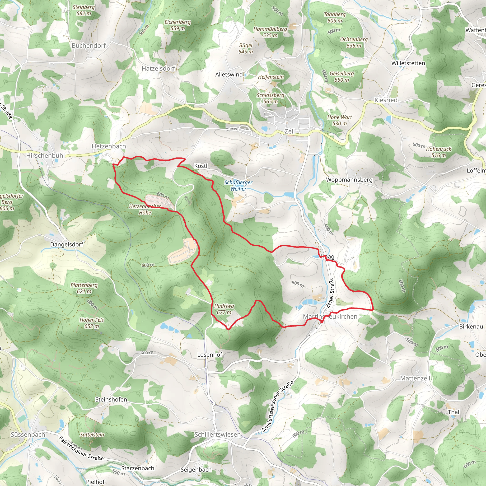 Binenlehrpfad - Martinsneukirchen mobile static map