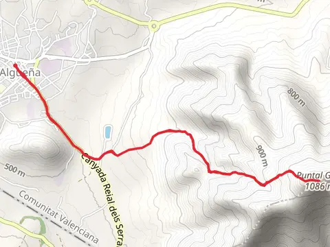 Route to Algayat PR CV 339