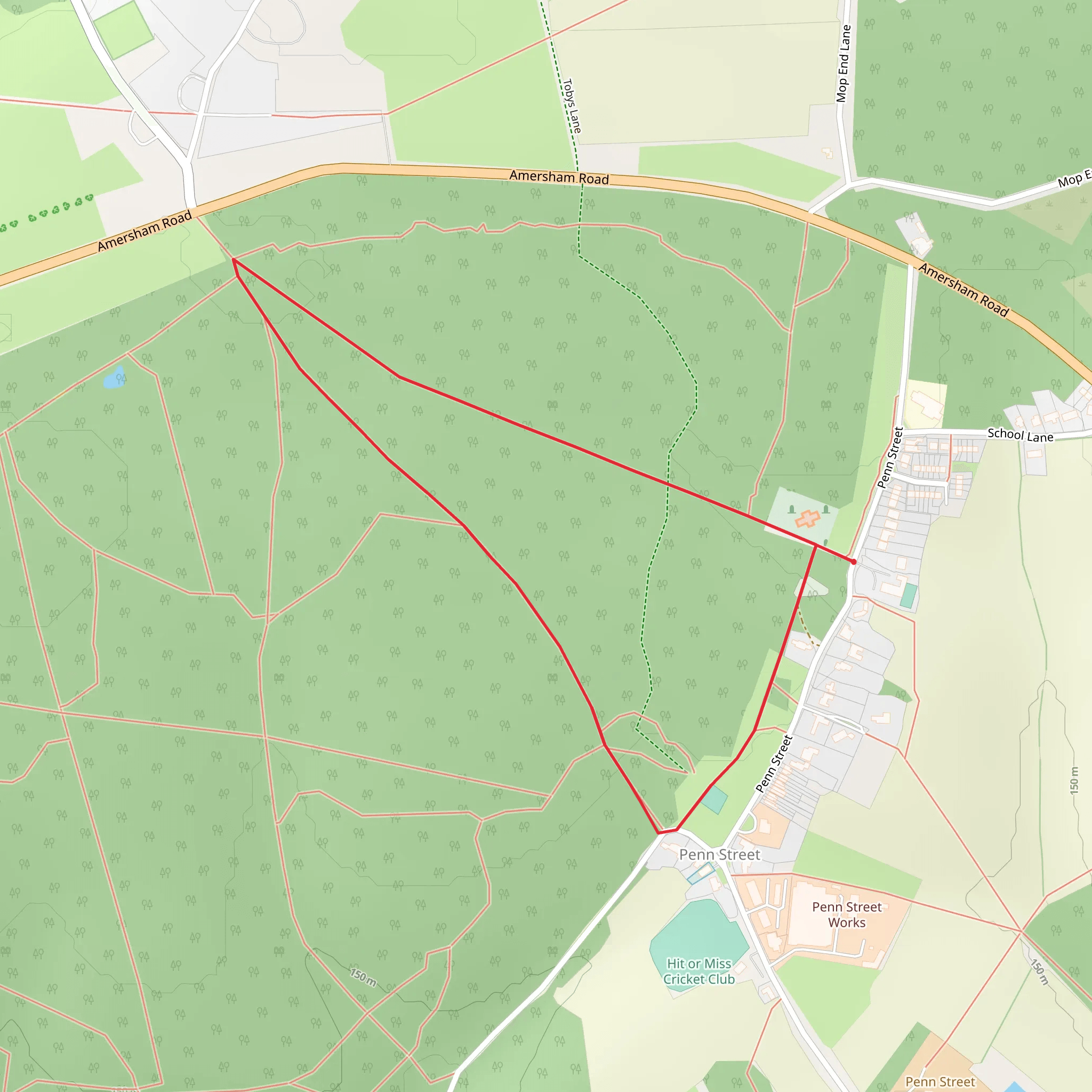 Penn Wood Loop mobile static map