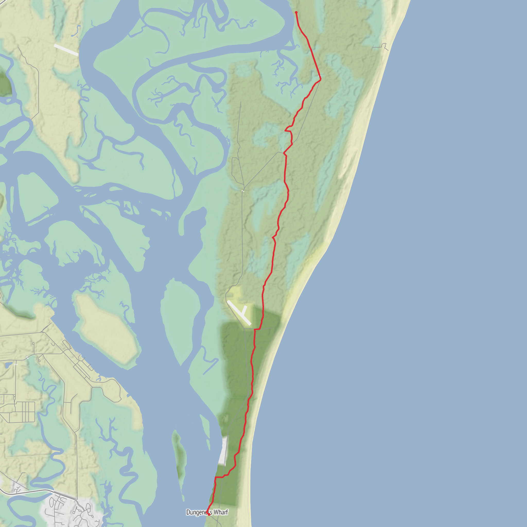 Cumberland island with Trevor mobile static map