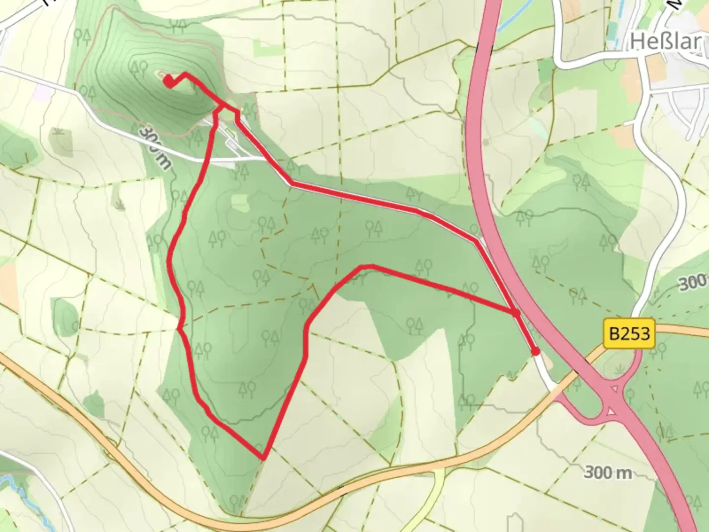 An image depicting the trail Melsunger Rundwanderweg and Bartenwetzerpfad Loop and its surrounding area.