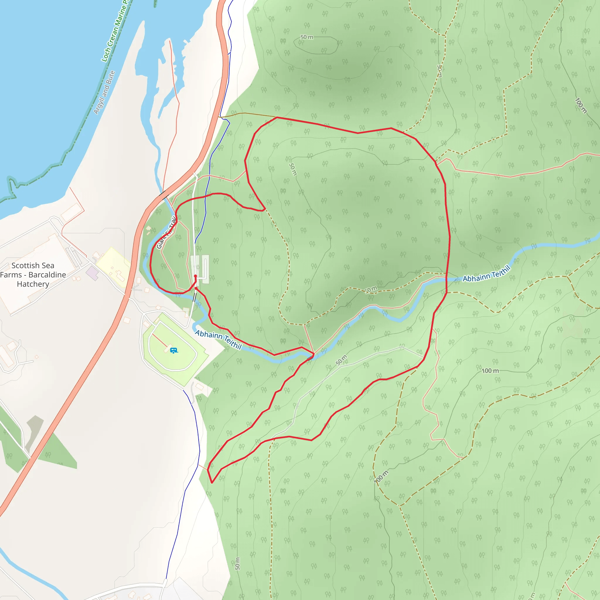 Troll Loop - Barcaldine mobile static map