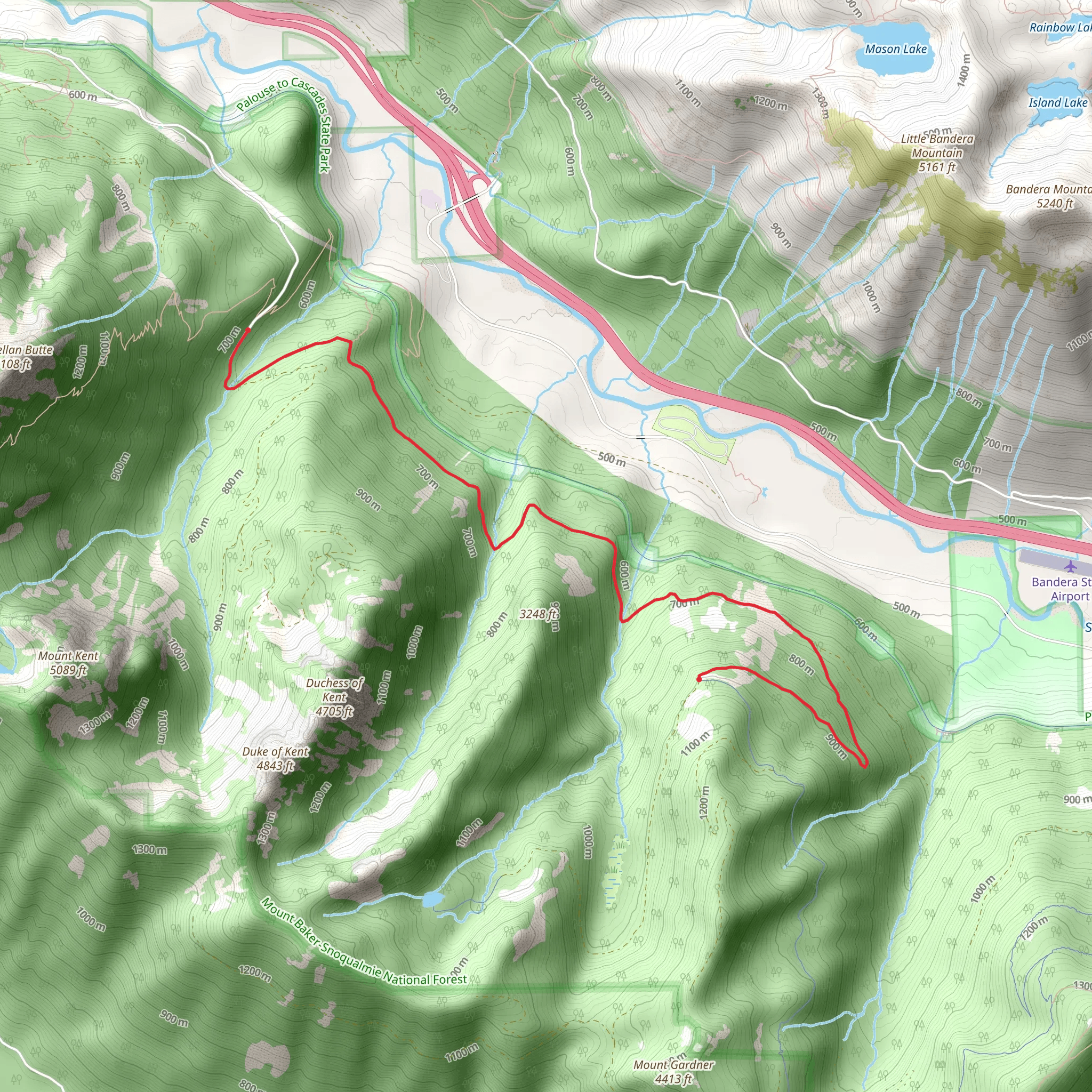 Garcia Trail mobile static map