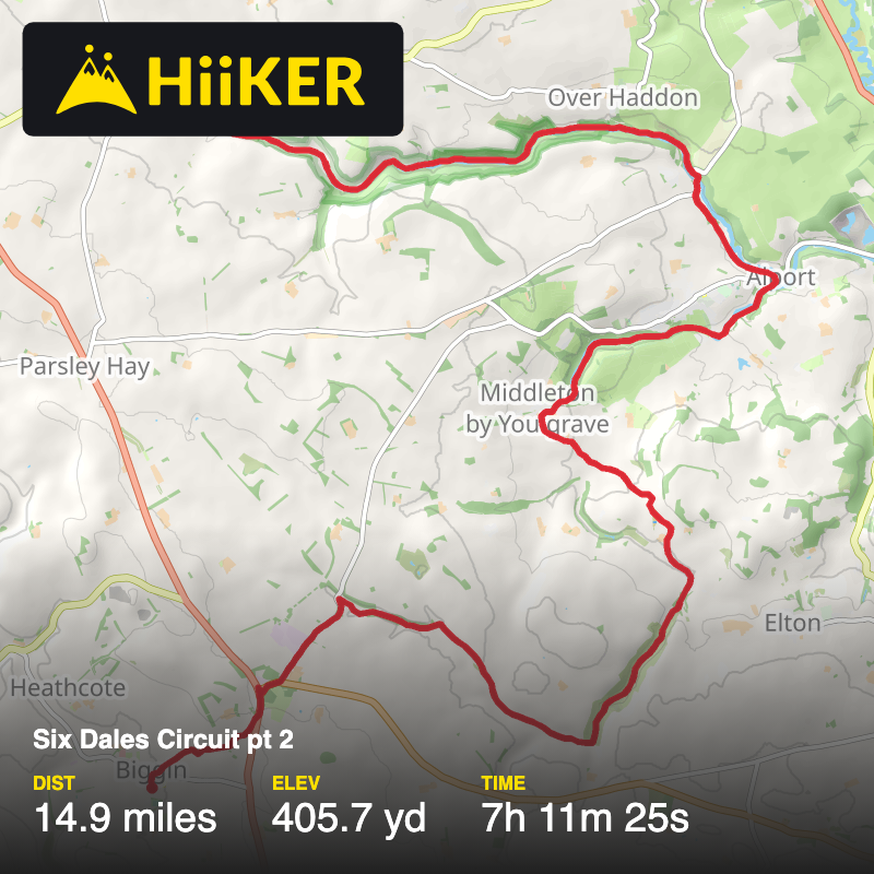 A map preview of the recording Six Dales Circuit pt 2 .