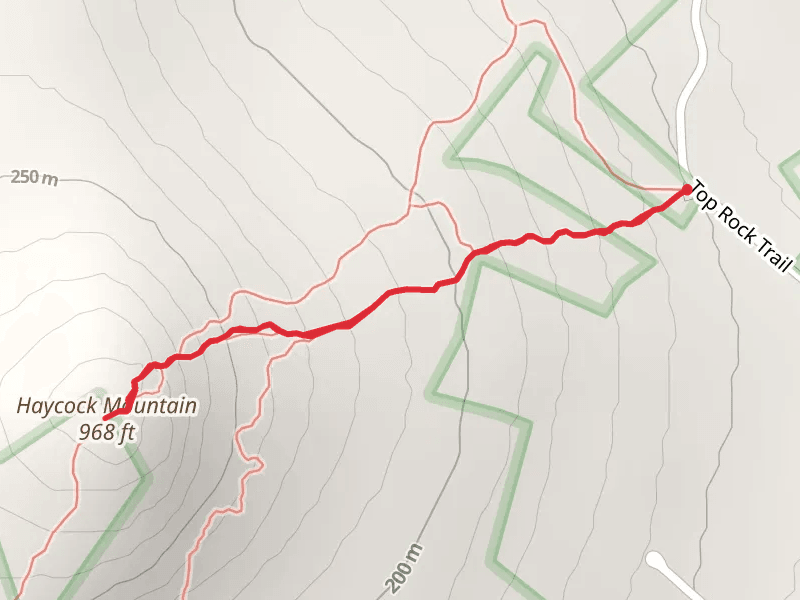 Haycock Mountain via Top Rock Trail