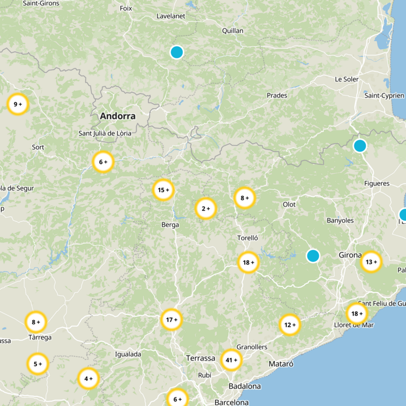 Sant Jaume De Frontanyà Static Map
