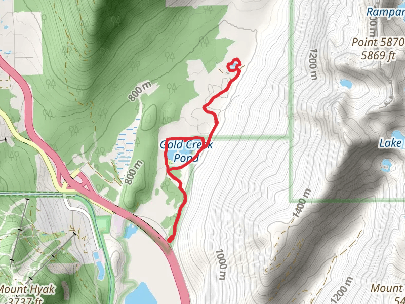 Gold Creek Pond and Heli's Pond Loop Trail