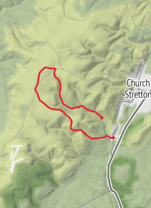 Shropshire Hills National Landscape - Aug 23 mobile static map
