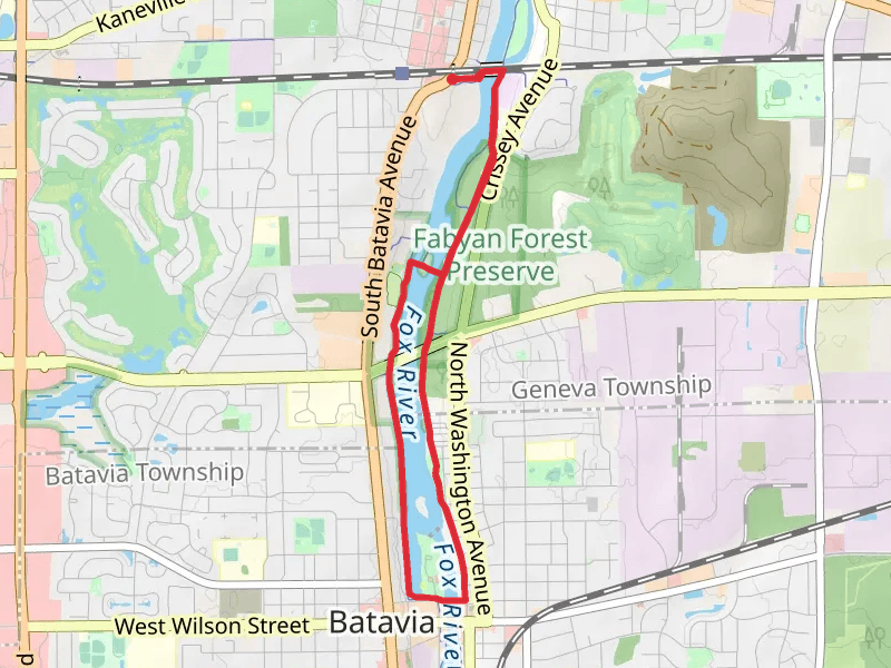 Fox River Loop Trail from Geneva