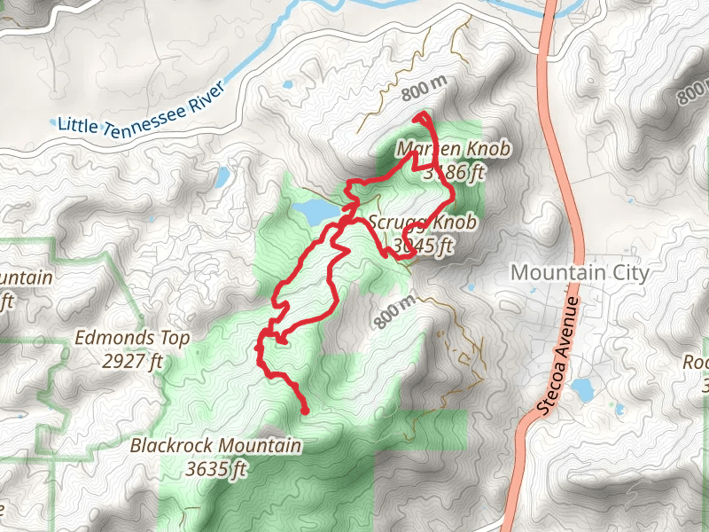 Edmonds Trail East and West Fork and Black Rock Lake Loop