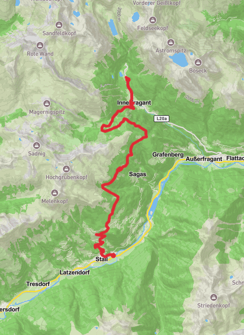 Alpe Adria Trail - Dag 5 mobile static map