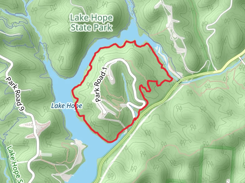 Lake Hope - Peninsula Loop Trail