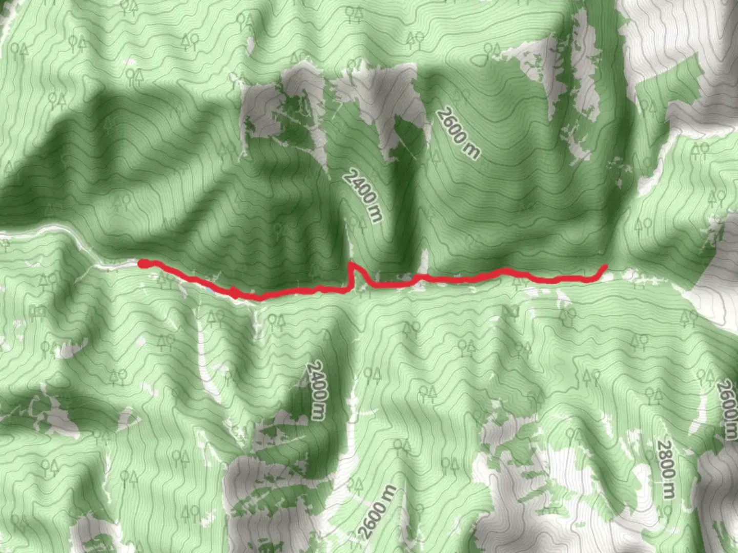 An image depicting the trail Swift Creek Trail and its surrounding area.