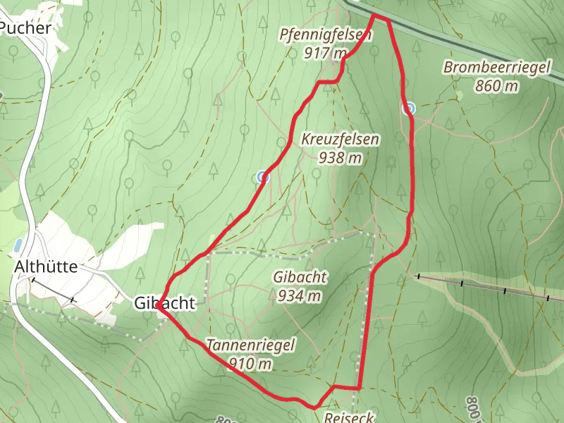 Rundwanderweg Gibacht
