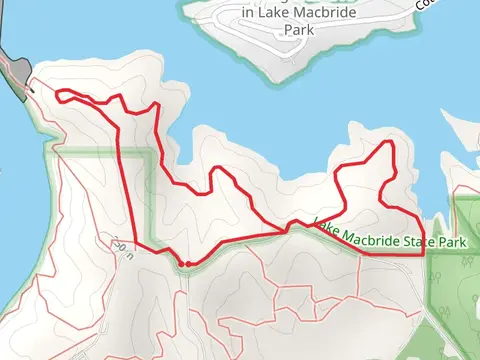 Lake MacBride Overlook Loop