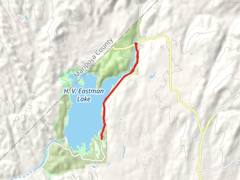 HV Eastman Lake East Shore Walk from Green Mountain Road