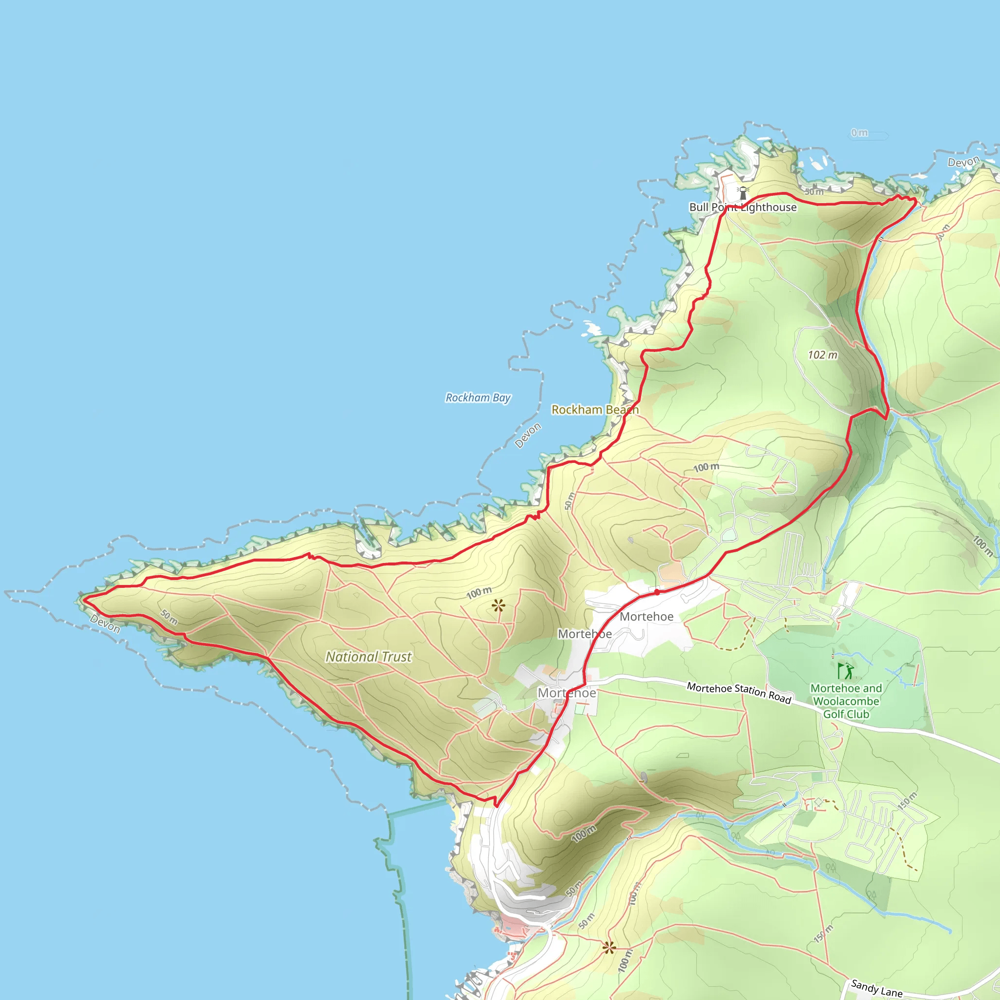Rockham Beach, Windy Lag and Morte Point via SWCP | Devon | England