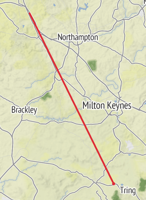 Aylesbury Vale Hiking mobile static map