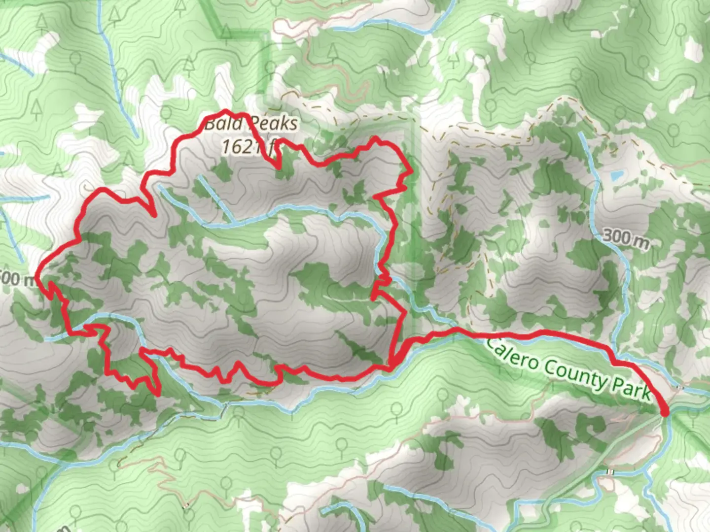 An image depicting the trail Longwall Canyon and Bald Peak Loop Trail and its surrounding area.