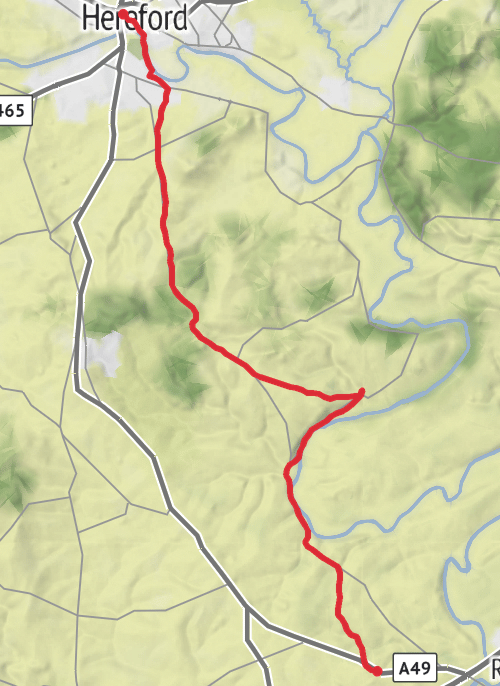 Wye Valley National Landscape - Aug 15 mobile static map