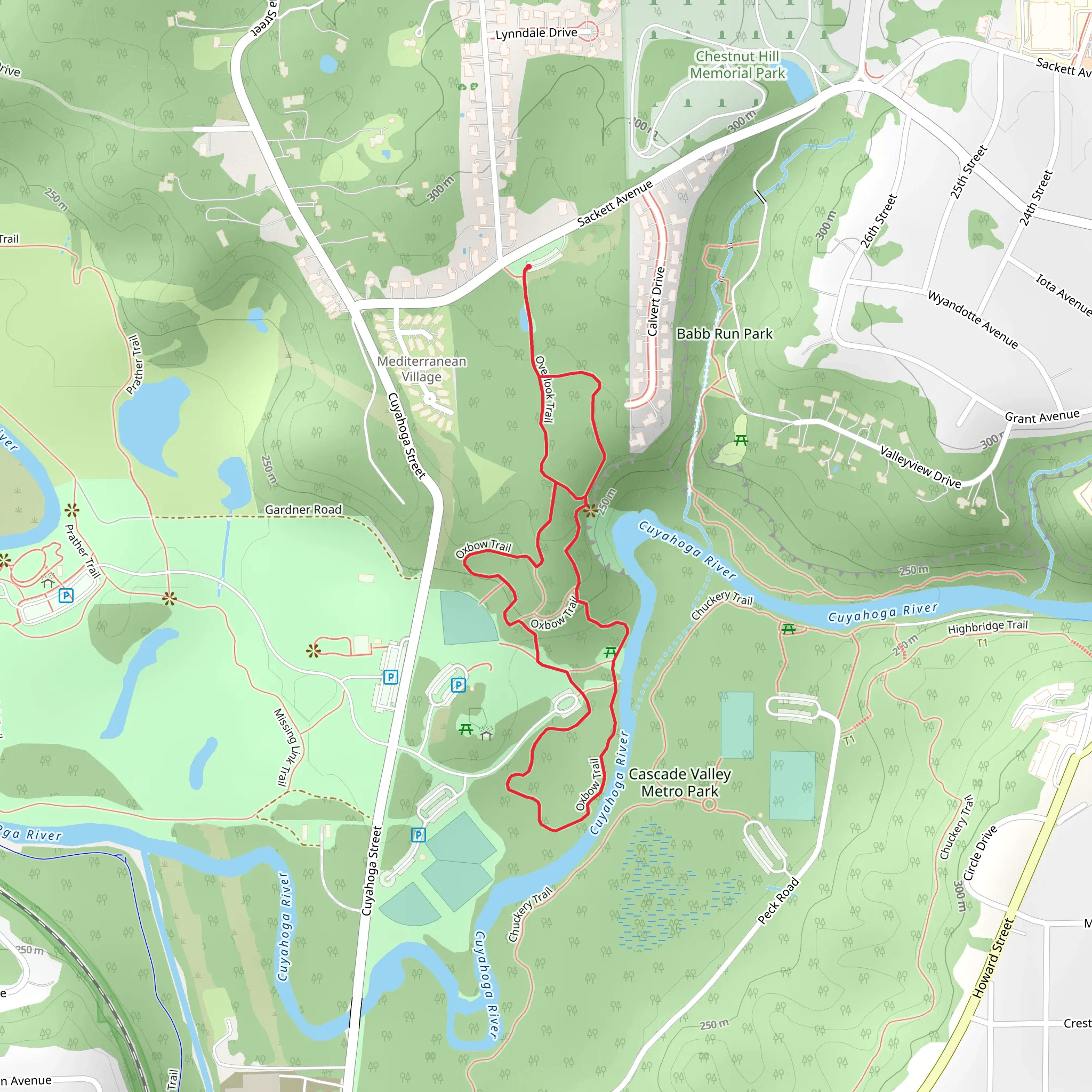 Overlook Loop Trail - Long mobile static map