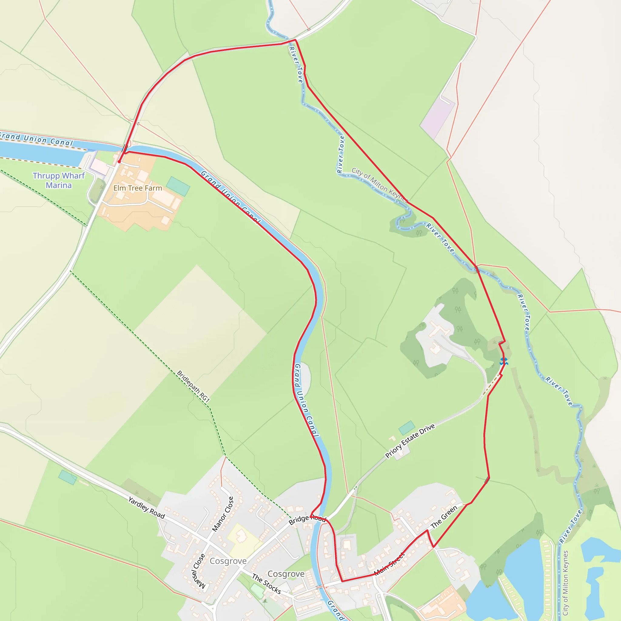Cosgrove Walk mobile static map