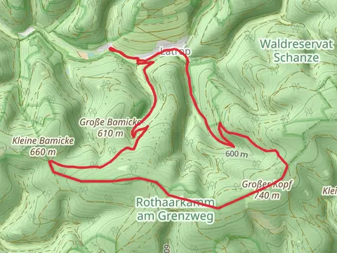 Waldarbeiter und Forsterpfad and Rothaarsteig Loop
