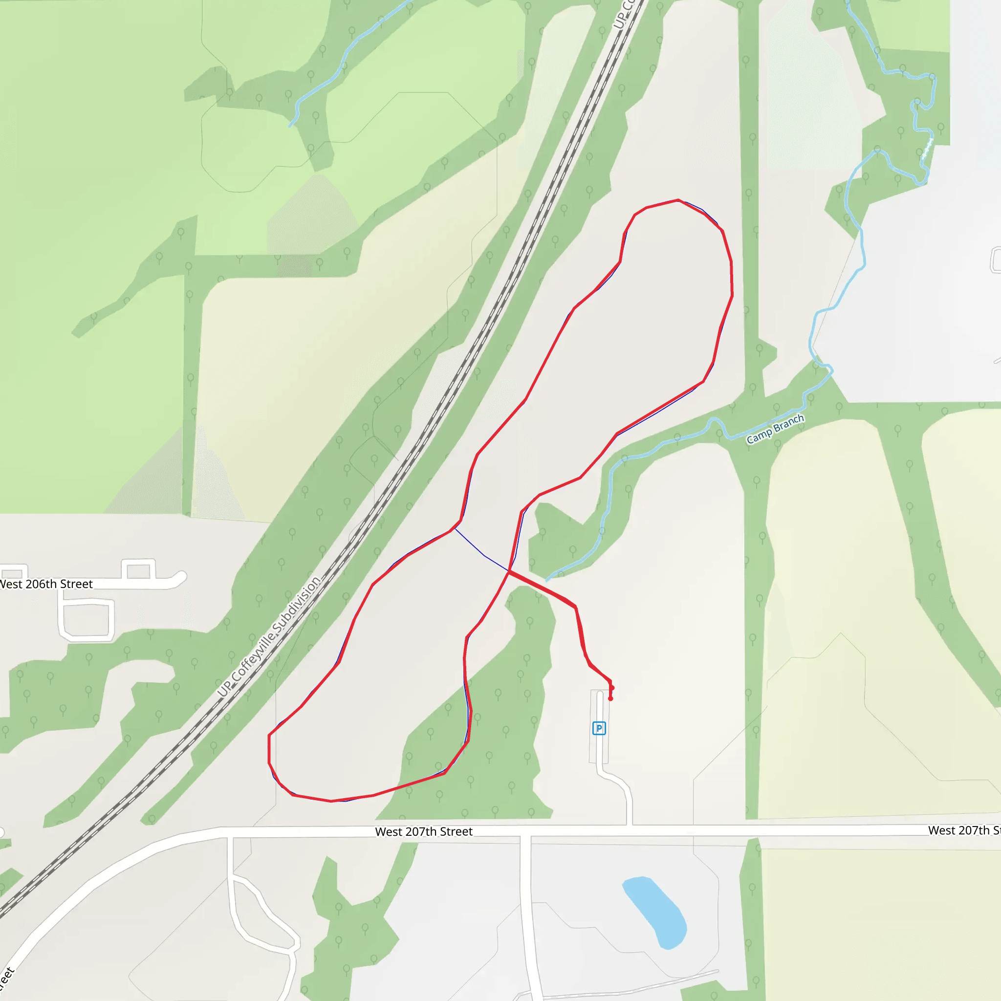 Camp Branch Loop mobile static map