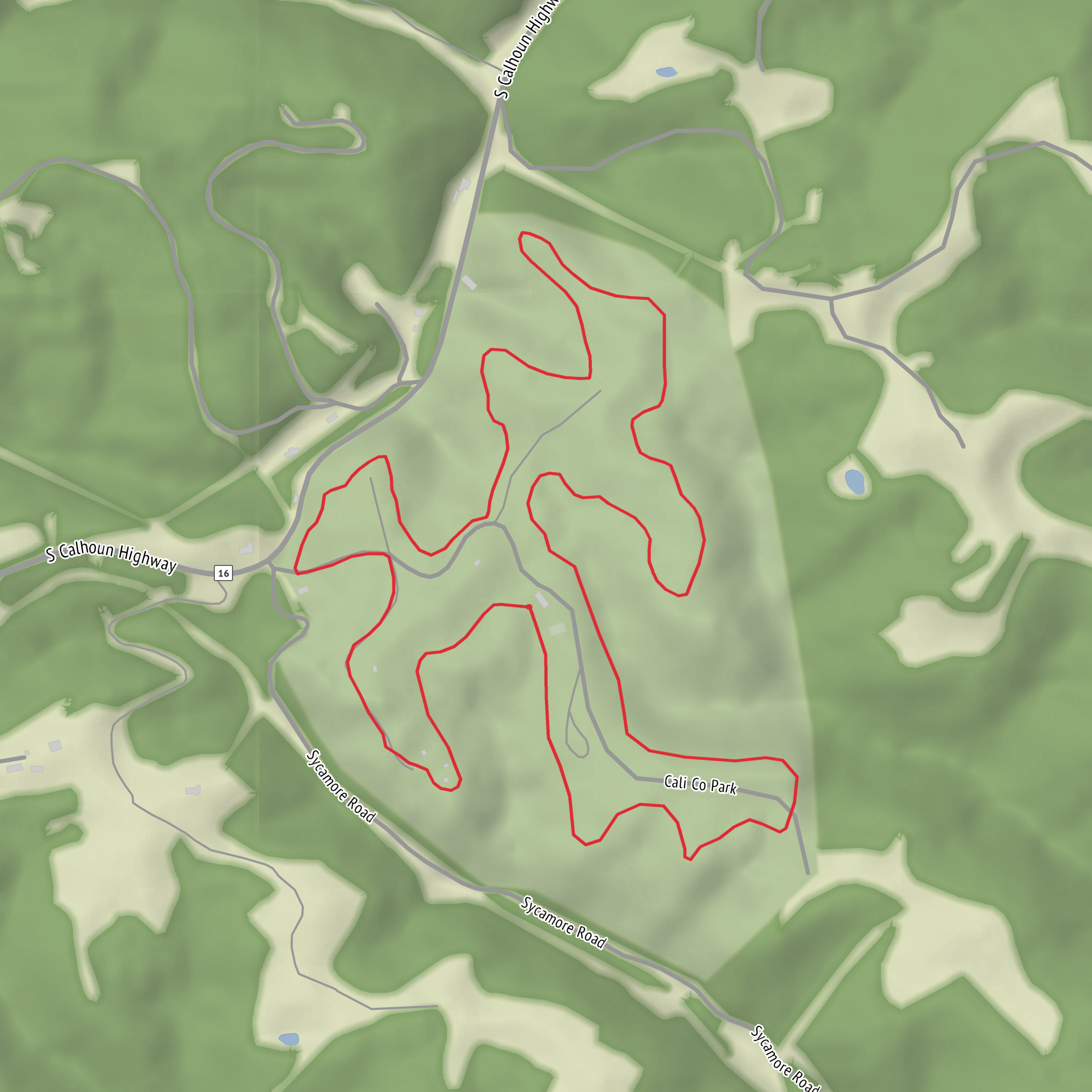 Sgt Gene A Vance Memorial Trail mobile static map