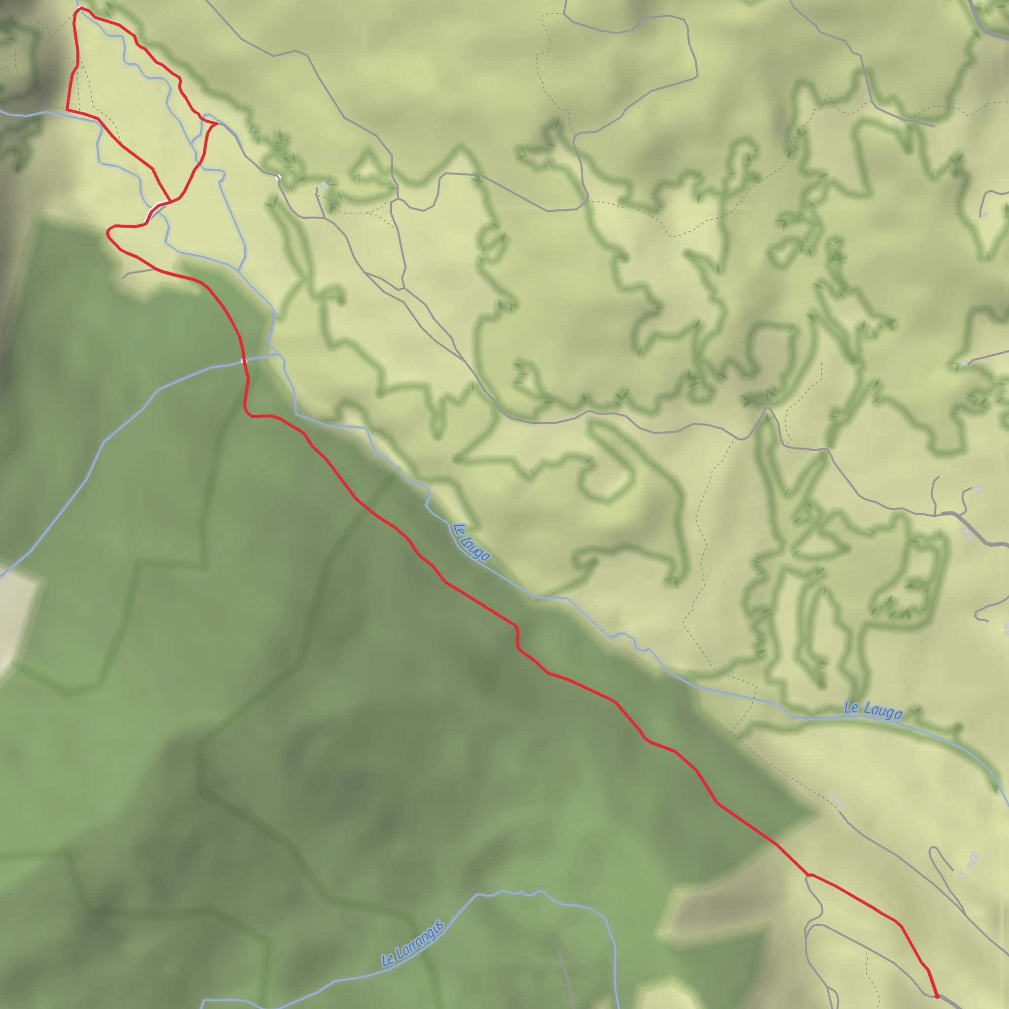 Sanchèse Plateau mobile static map