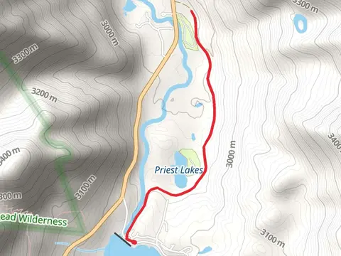 Priest Lakes Out and Back