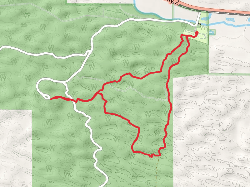 PowerLine and Scott Lookout National Recreation Loop Trail