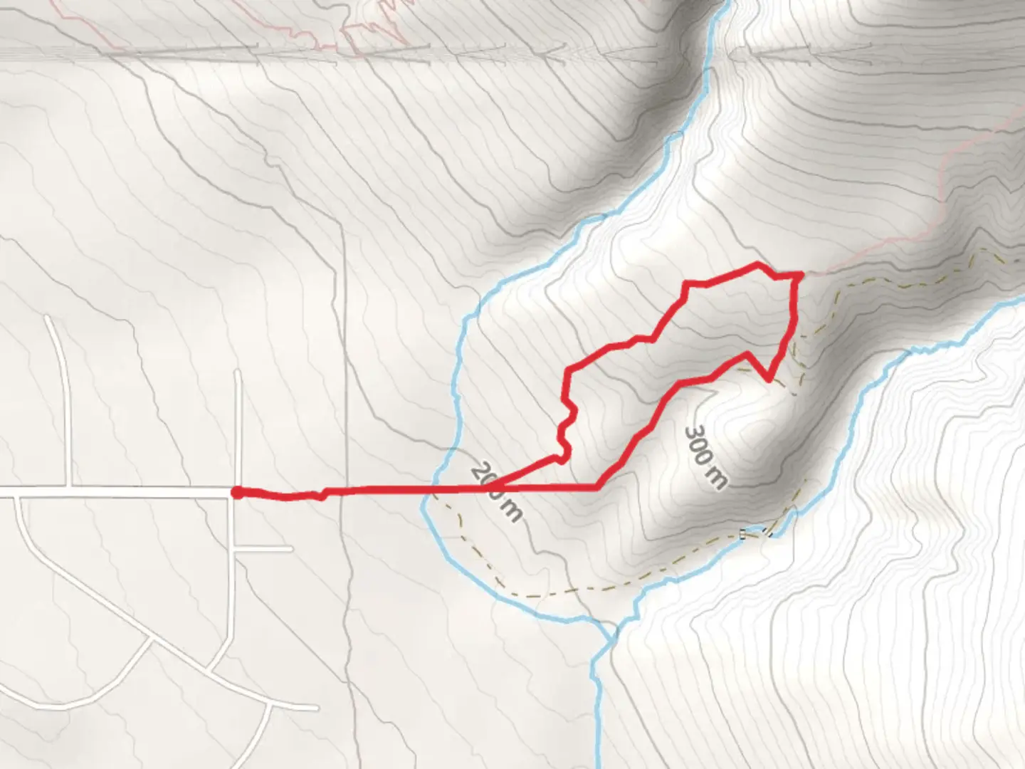 An image depicting the trail Smith Road Extension Loop - East and its surrounding area.