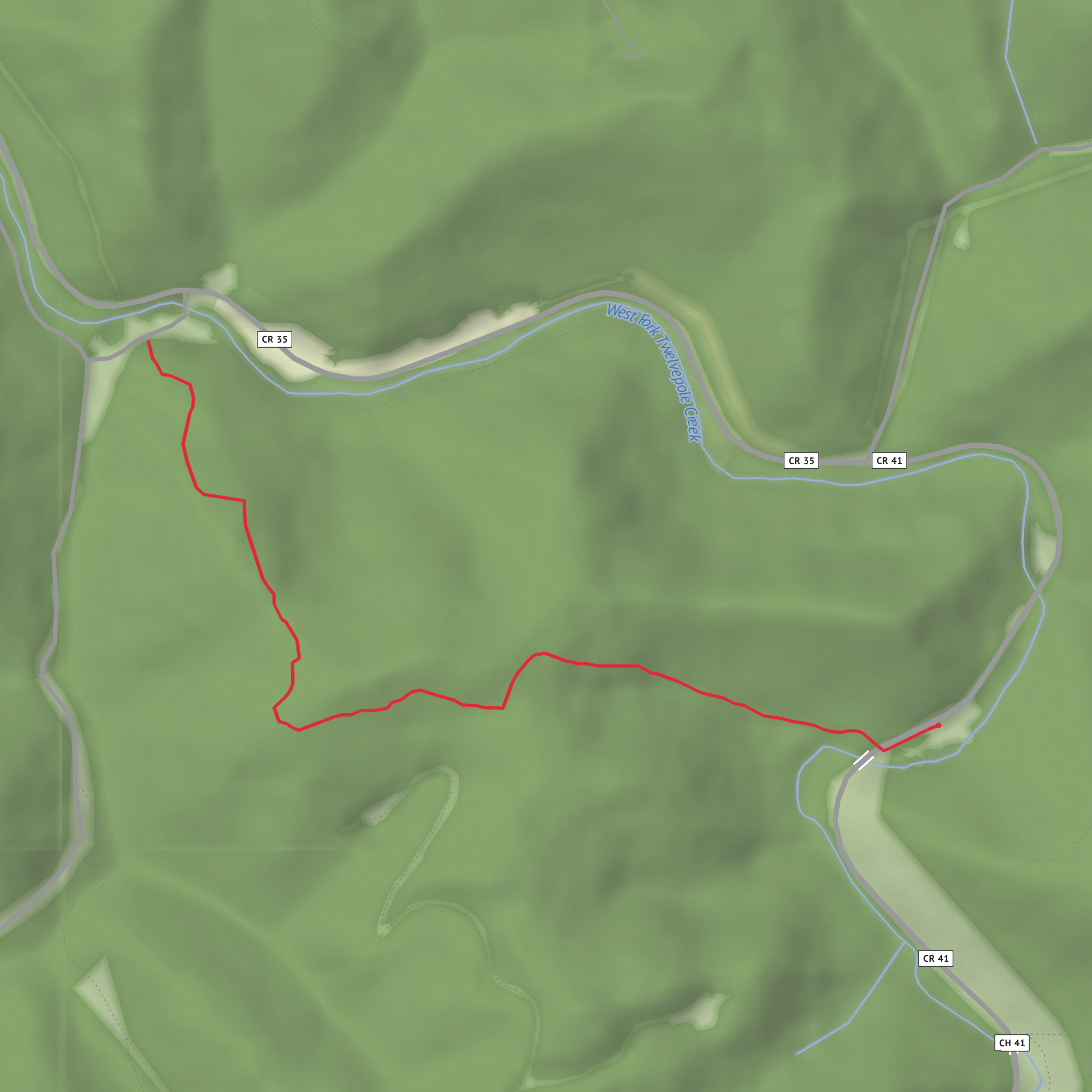 Copley Trail mobile static map