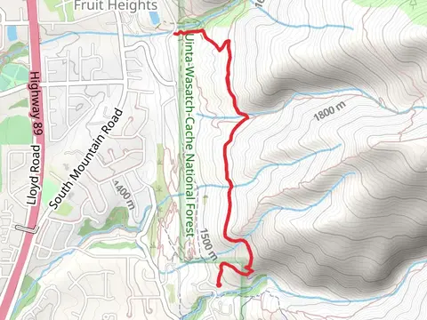 Fruite Heights Upper Terrace Trail